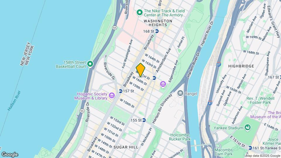 523 W 160th St Map and Location Details