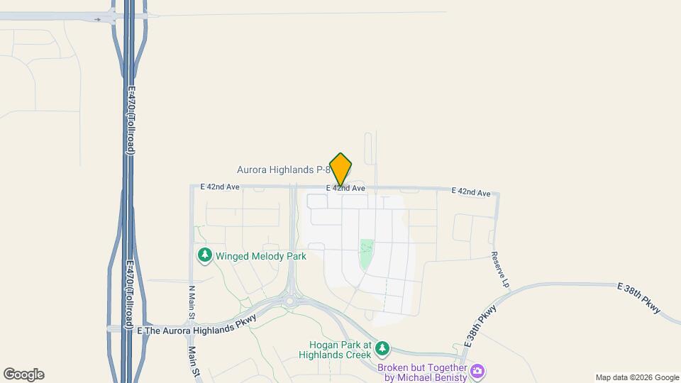 24364 E 42nd Ave Map and Location Details