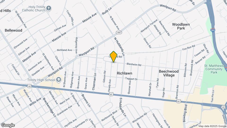 215 Heady Ave Map and Location Details