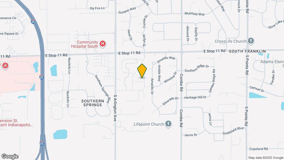 8116 Borland Dr Map and Location Details