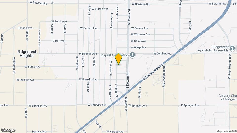 932 W Burns Ave Map and Location Details