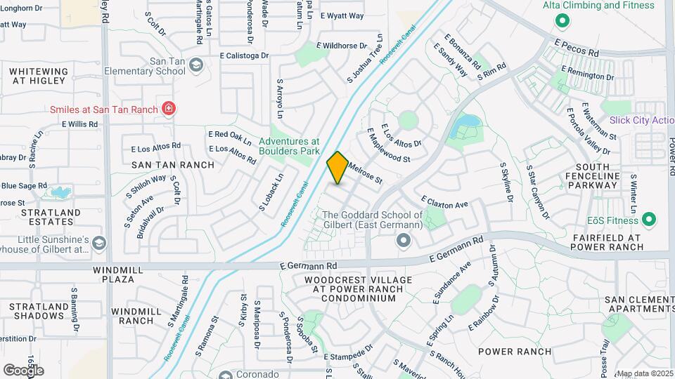 3861 E Battala Ave Map and Location Details