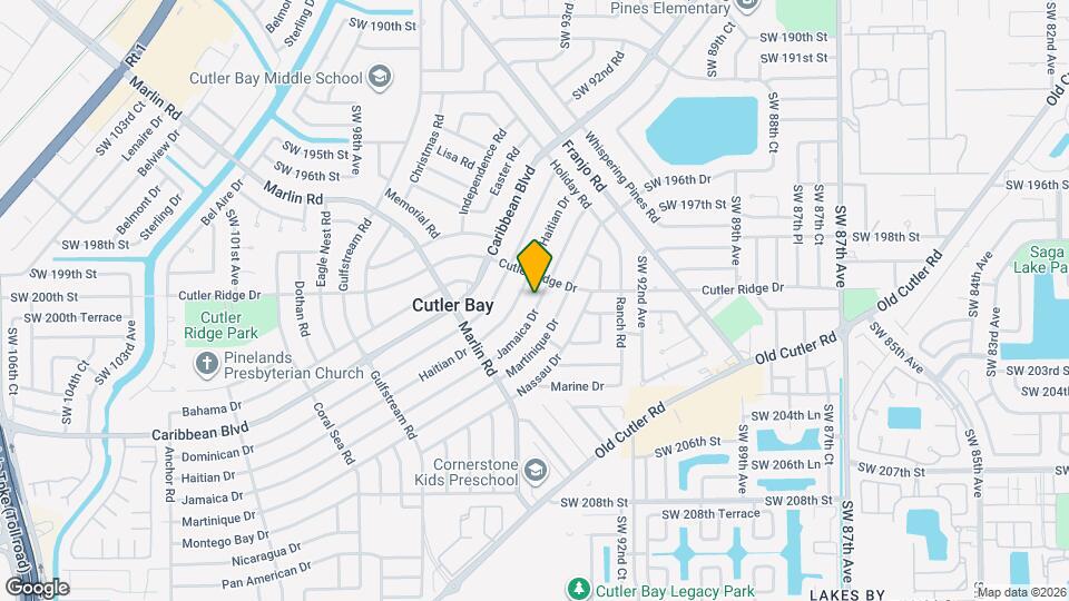 9385 Jamaica Dr Map and Location Details