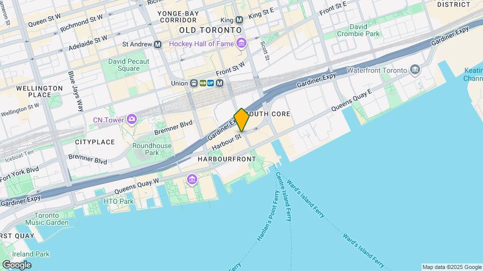 55 Lake Shore Blvd W Map and Location Details