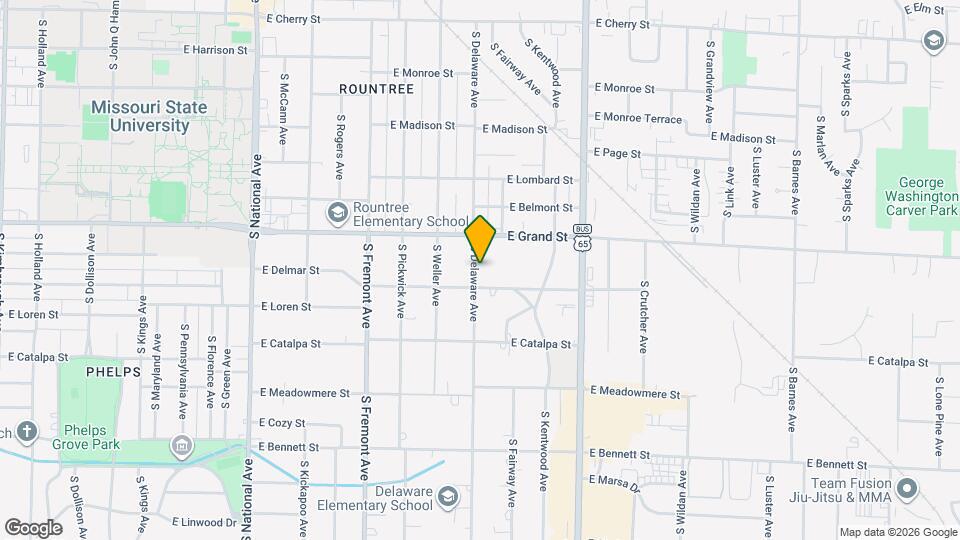 1038 S Delaware Ave Map and Location Details