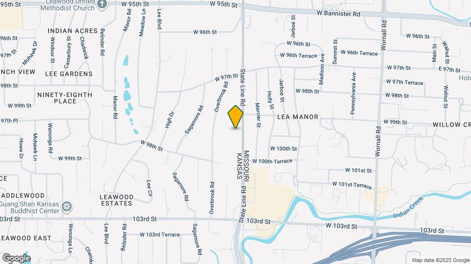 9730 State Line Rd Map and Location Details