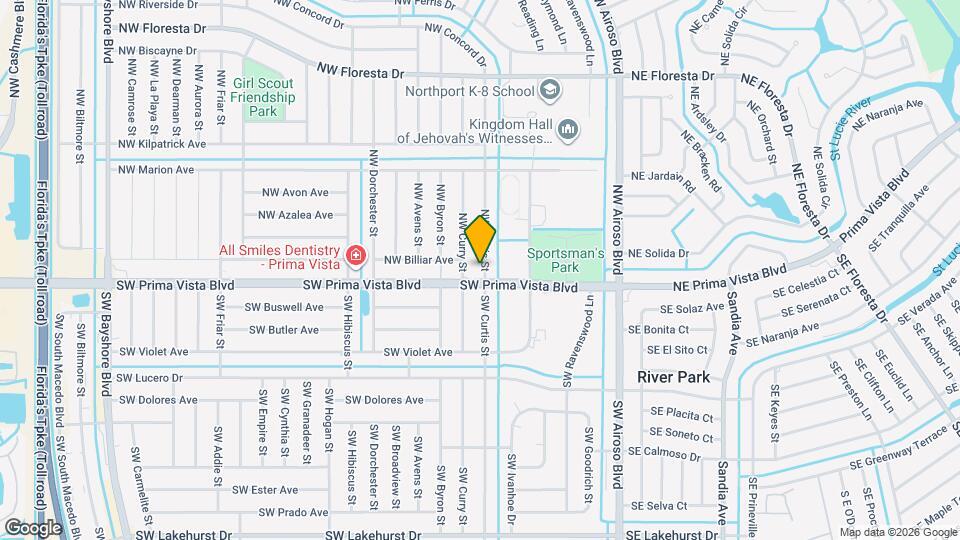 106 NW Curtis St Map and Location Details