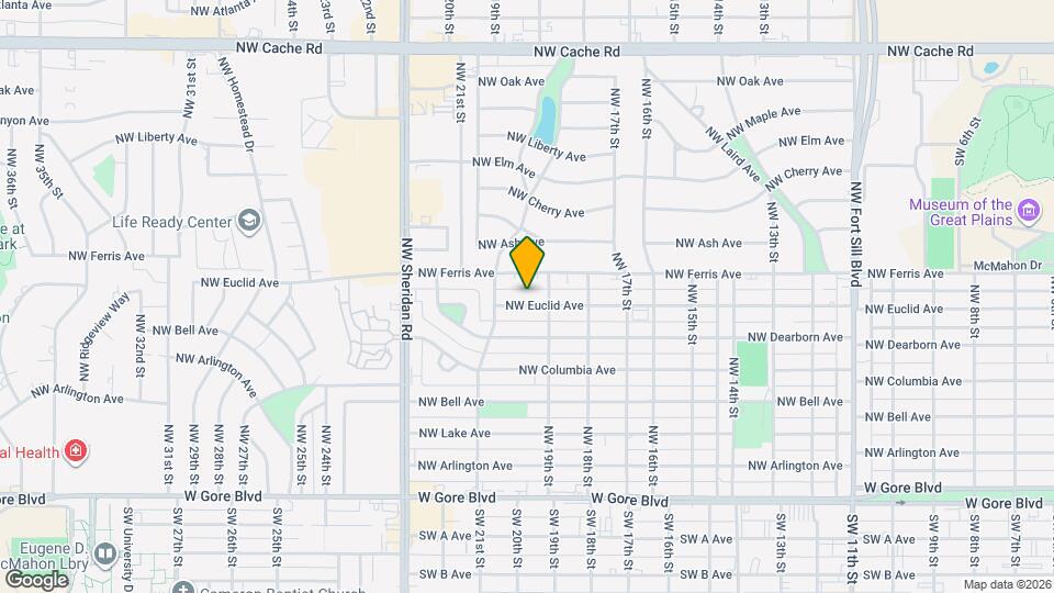 1907 NW Euclid Ave Map and Location Details