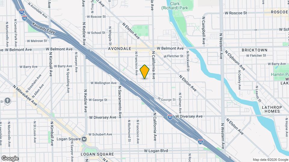 2832 W Wellington Ave, Unit GDN Mapa y Detalles de la Ubicación
