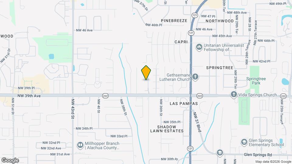 4072 NW 37th Terrace Map and Location Details