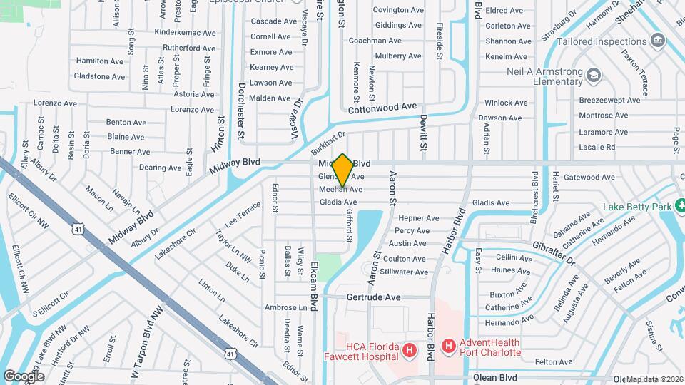 21155 Meehan Ave Map and Location Details