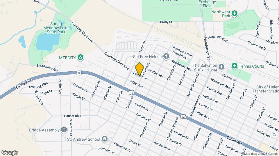1408 Linden St Mapa y Detalles de la Ubicación