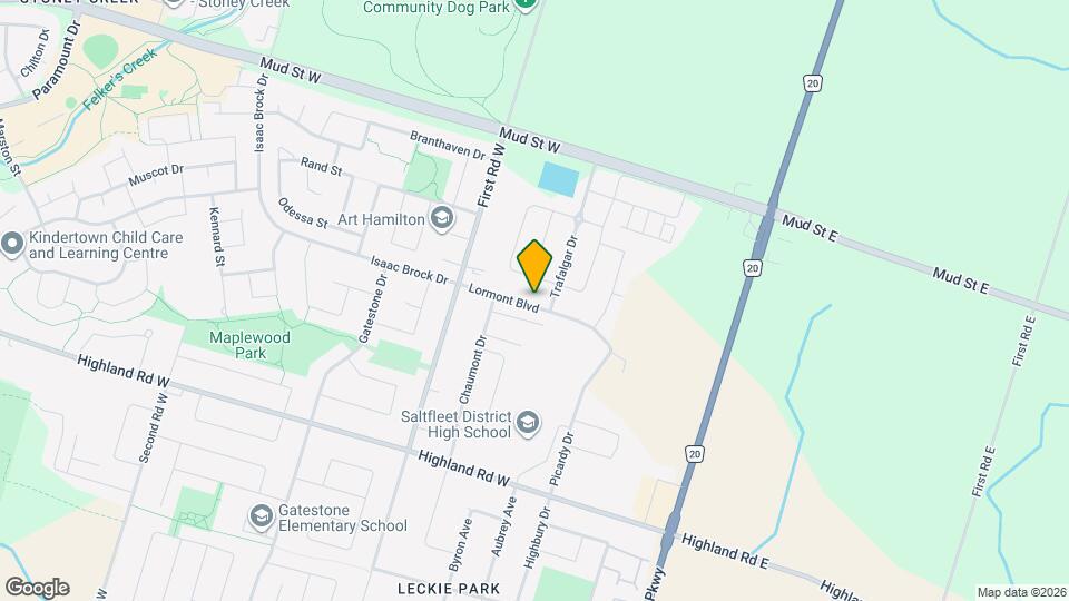 204 Lormont Blvd Map and Location Details