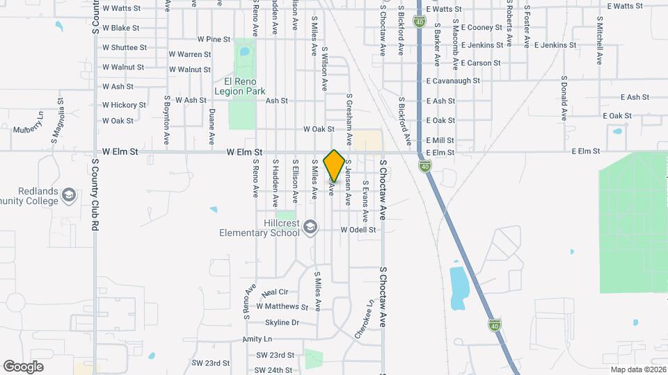 1419 S Dille Ave Map and Location Details