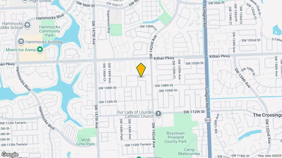 14271 SW 107th Terrace Map and Location Details