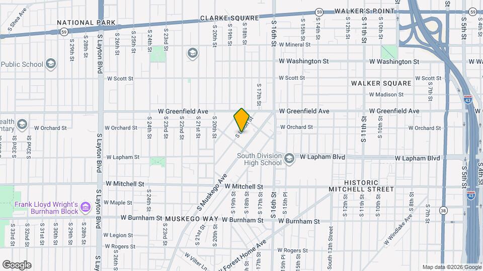 1516 S Union St Map and Location Details