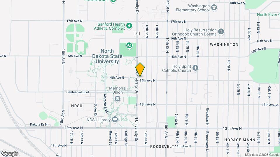 1215 14th Ave N Map and Location Details