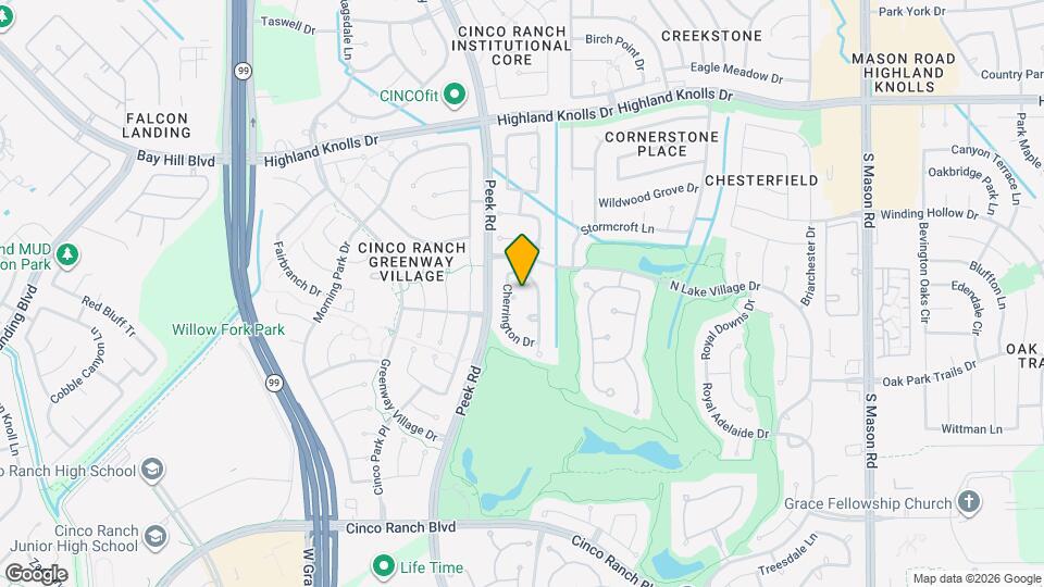 23002 Cherrington Ct Map and Location Details