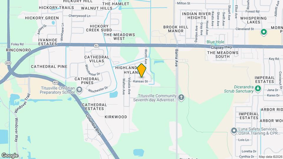 2240 Kansas St Map and Location Details