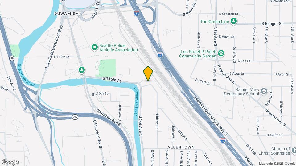 4220 S 116th St Map and Location Details