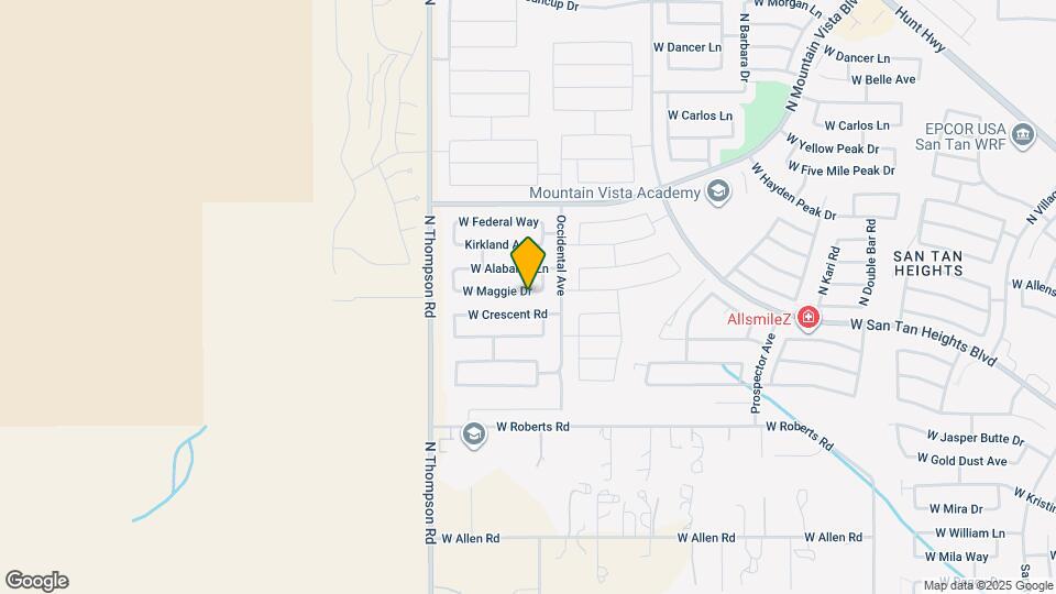 4371 W Maggie Dr Map and Location Details