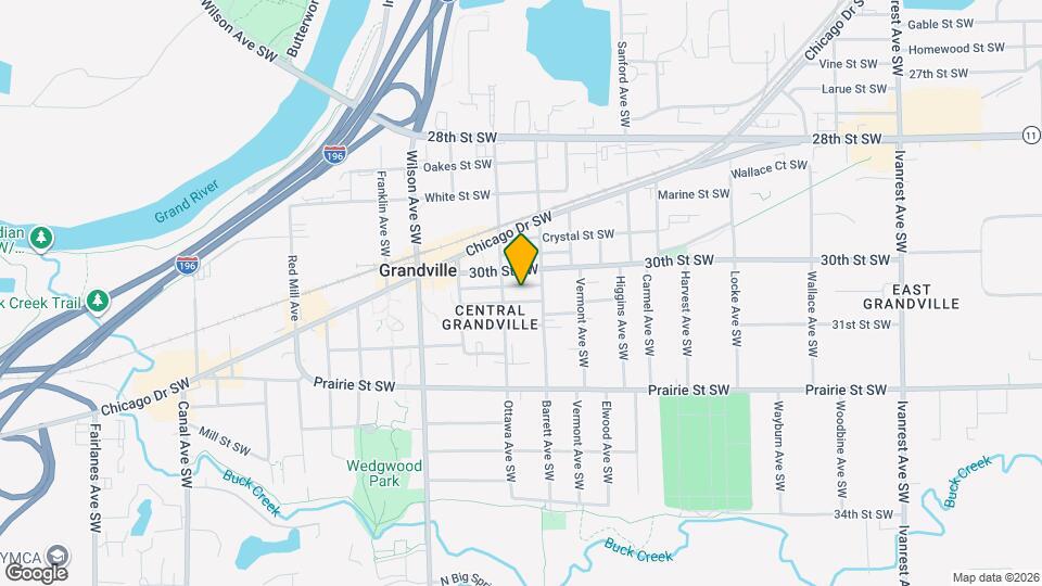 3839 Grand St SW Map and Location Details