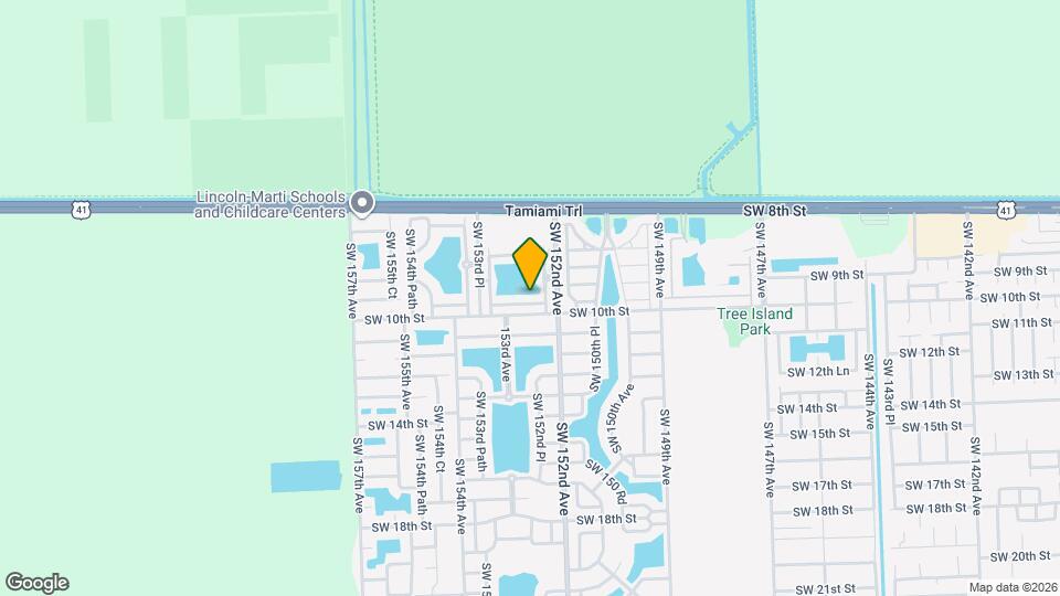 15255 SW 9th Way Map and Location Details