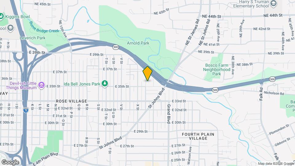 3507 Y St Map and Location Details