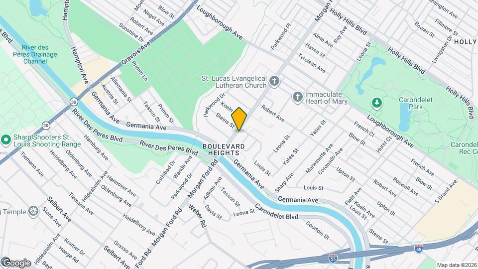 7428 Morgan Ford Rd Map and Location Details