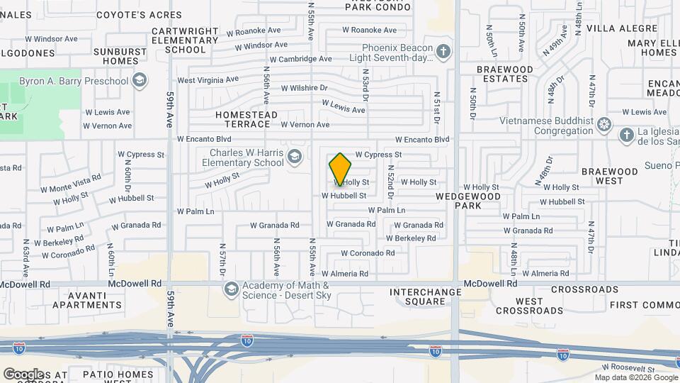 5410 W Hubbell St Map and Location Details