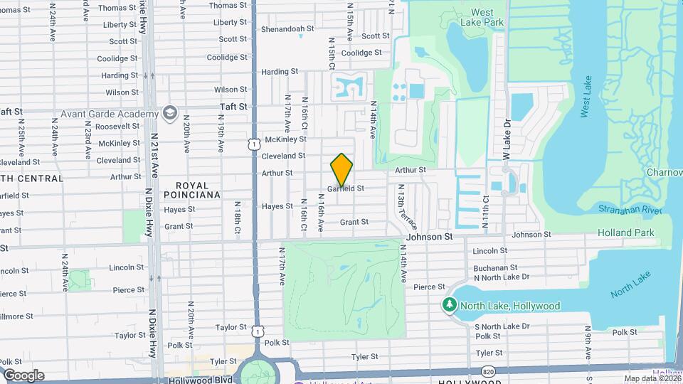 1520 Garfield St Map and Location Details