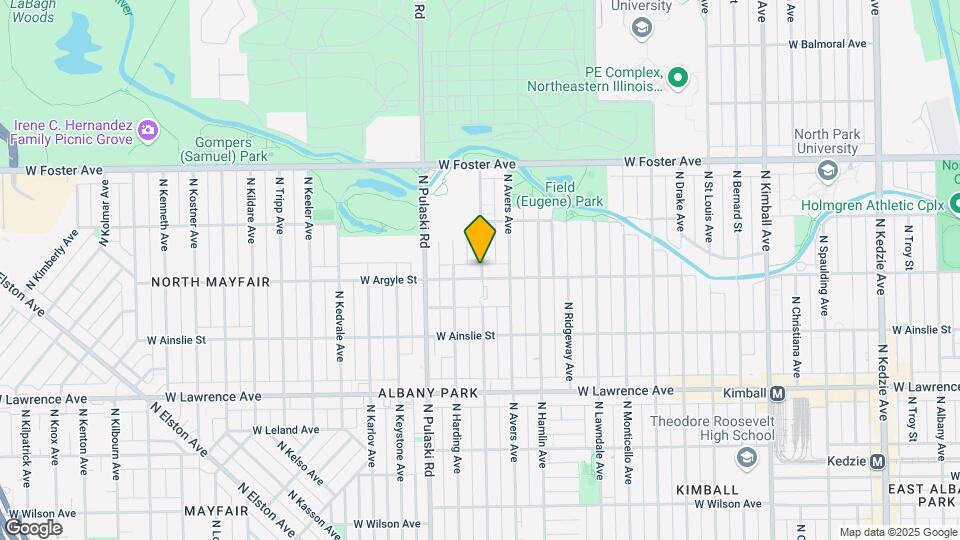 5008 N Springfield Ave Map and Location Details