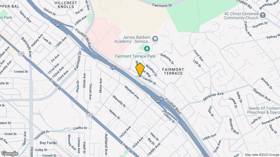 16030 Foothill Blvd Map and Location Details