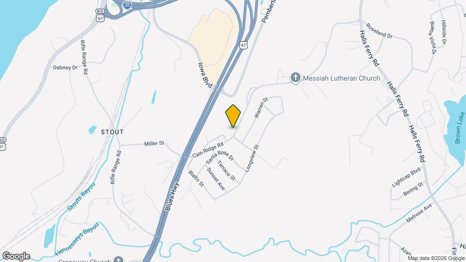 520 Cain Ridge Rd Mapa y Detalles de la Ubicación