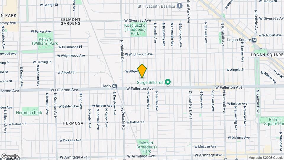 2429 N Springfield Ave Map and Location Details