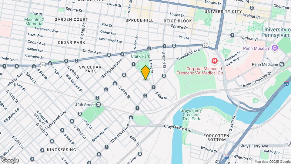 1222 S 45th St Map and Location Details