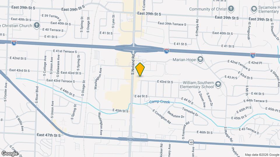 14010 E 43rd St S Mapa y Detalles de la Ubicación