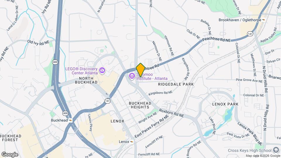 3585 Roxboro Rd NE Map and Location Details