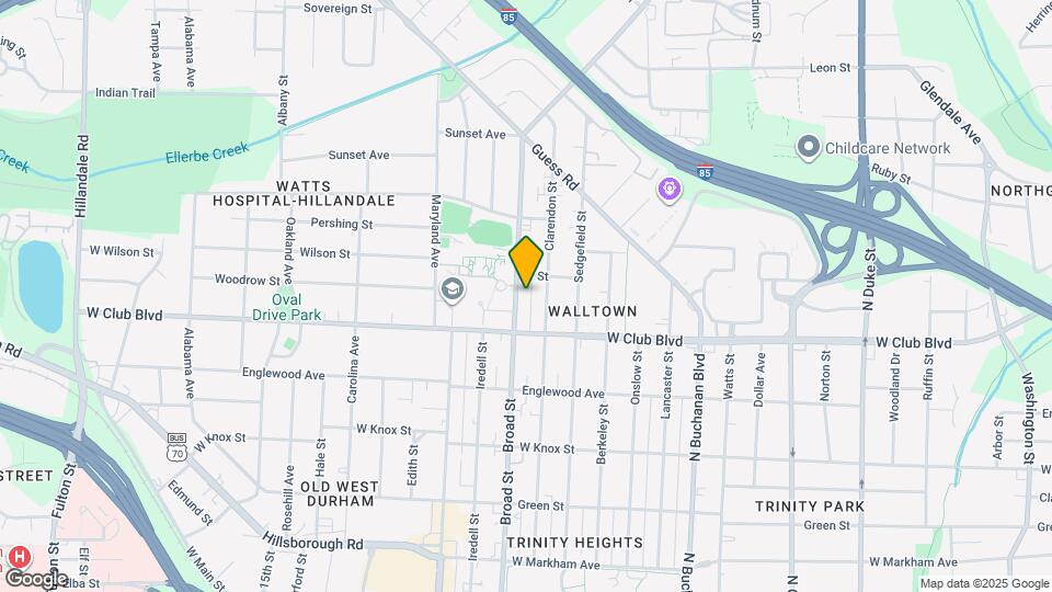 1214 Broad St Map and Location Details