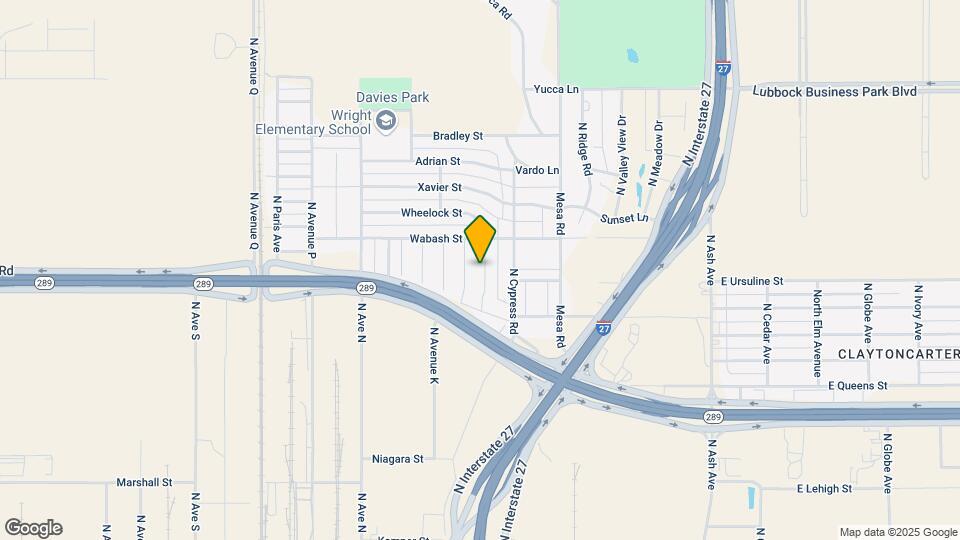 2129 N Texas Ave Map and Location Details