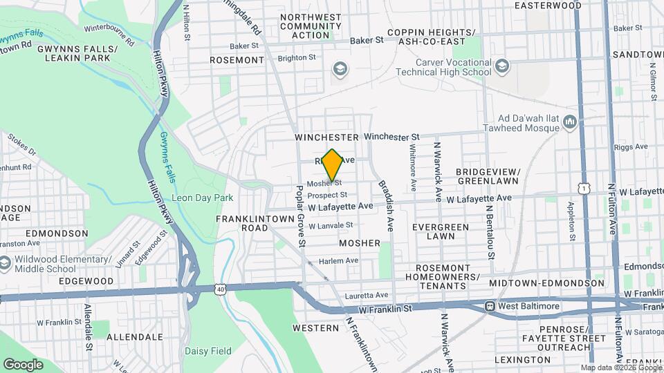2753 Mosher St Mapa y Detalles de la Ubicación