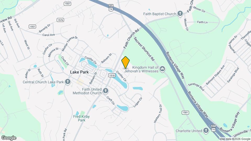 4015 Lake Charles Way Map and Location Details