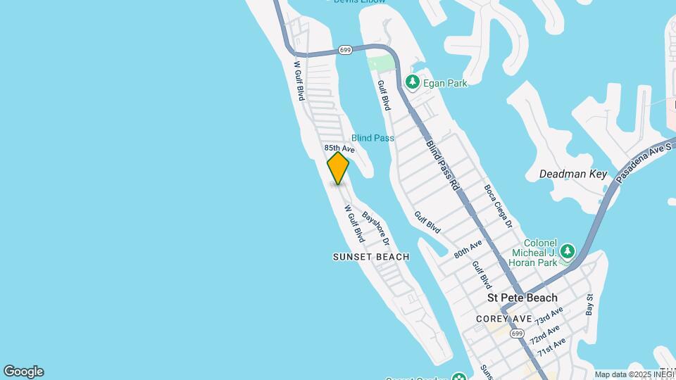 8470 W Gulf Blvd Map and Location Details