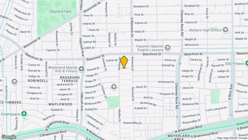 5527 Darnell St Map and Location Details