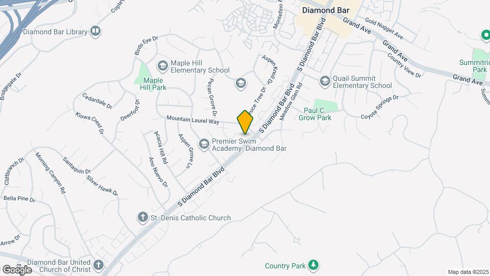 1715 S Diamond Bar Blvd Map and Location Details