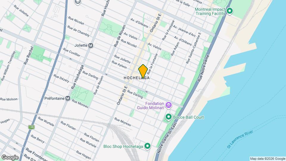 3459 La Fontaine Rue Map and Location Details