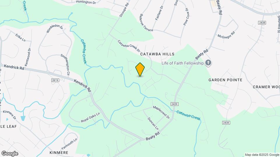 4080 Catawba Creek Dr Map and Location Details