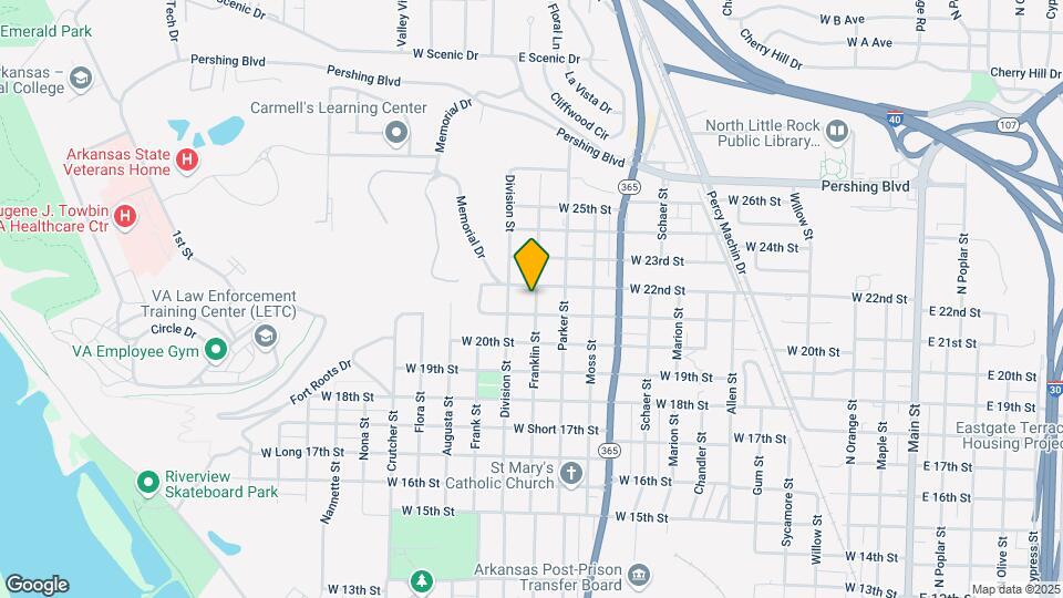 2111 Franklin St Map and Location Details