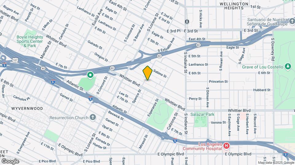 3506-3512 Percy St Mapa y Detalles de la Ubicación
