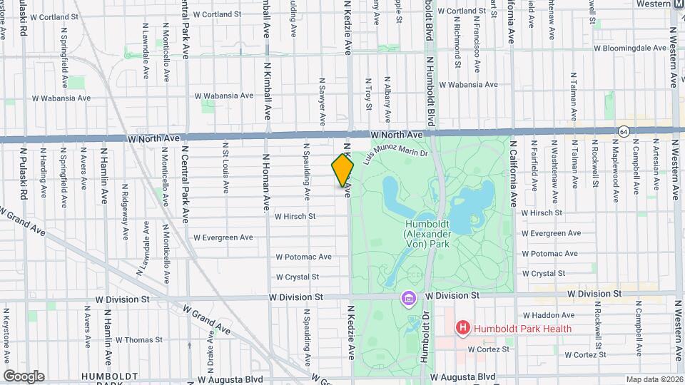 3208 W Beach Ave, Unit 2 Map and Location Details